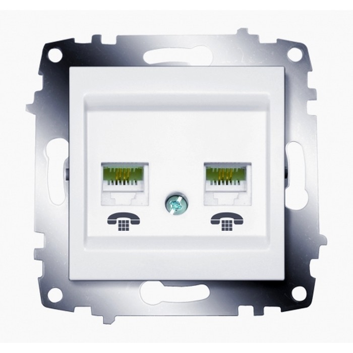 Купить Розетка ABB COSMO, скрытый монтаж, белый, 619-010200-248 по цене ...