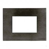 Рамка 3 модуля ABB ZENIT, стальной, N2473 OX