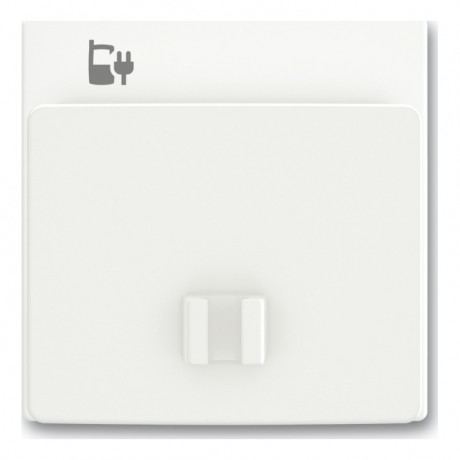 Накладка на розетку USB ABB FUTURE, скрытый монтаж, белый бархат, 6478-884-500
