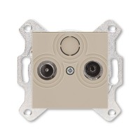 Розетка ABB LEVIT, скрытый монтаж, кофе макиато, 5011H-A03503 18W