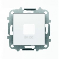 Накладка на розетку USB ABB SKY, скрытый монтаж, глянцевый, 8585 BL