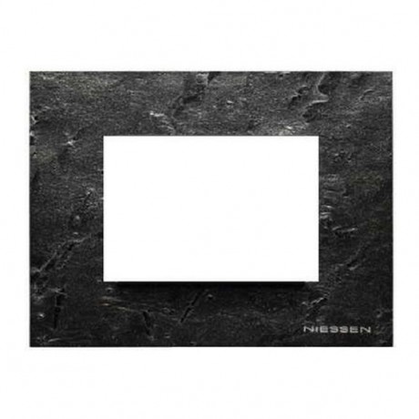 Рамка 3 модуля ABB ZENIT, горизонтальная, сланец, N2473 PZ