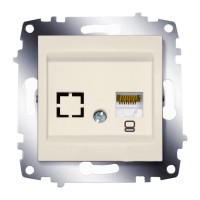 Розетка ABB COSMO, скрытый монтаж, кремовый, 619-010300-247