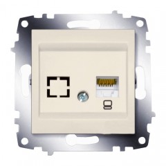 Розетка ABB COSMO, скрытый монтаж, кремовый, 619-010300-247