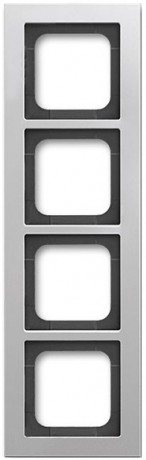 Рамка 4 поста ABB AXCENT, титан, 1724-276-500