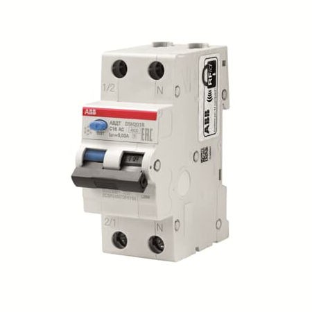 Дифавтомат ABB DSH201R 1P+N 40А ( C ) 4.5 кА, 30 мА ( AC ), DSH201R C40 AC30