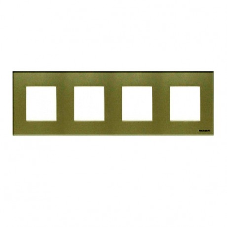 Рамка 4 поста ABB ZENIT, жемчужное стекло, N2274 CP