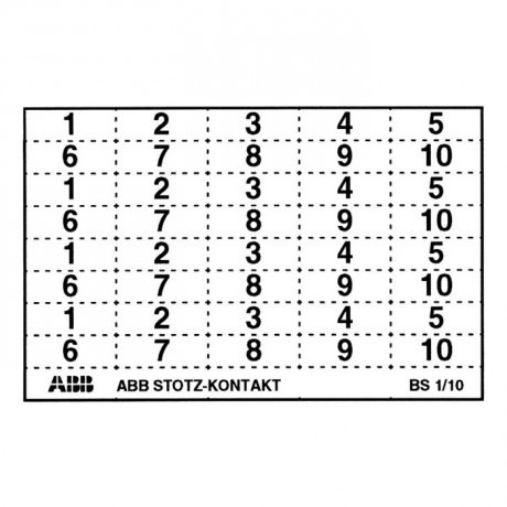 ABB Маркер к. 40шт.пикто BSPikto, BS PIKTO
