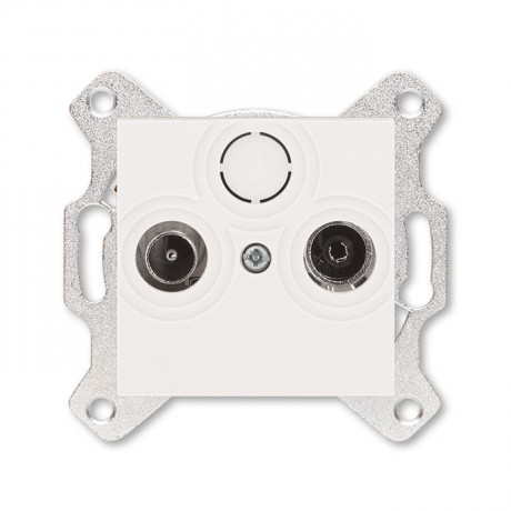 Розетка ABB LEVIT, скрытый монтаж, жемчуг, 5011H-A03503 68W