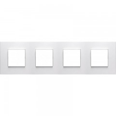 Рамка 4 поста ABB ZENIT, альпийский белый, N2274 BL