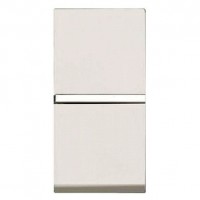 Выключатель 1-клавишный кнопочный ABB ZENIT, альпийский белый, N2104 BL