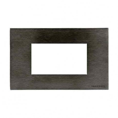 Рамка 4 модуля ABB ZENIT, стальной, N2474 OX