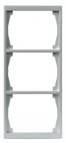 Рамка 3 поста ABB IMPRESSIVO, алюминий, 1723F100-83