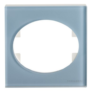 Рамка 1 пост ABB TACTO, синее стекло, 5571 CA