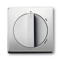 Накладка на поворотный выключатель ABB PURE СТАЛЬ, сталь, 2542 DR//02-866