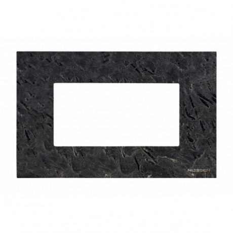 Рамка 4 модуля ABB ZENIT, горизонтальная, сланец, N2474 PZ