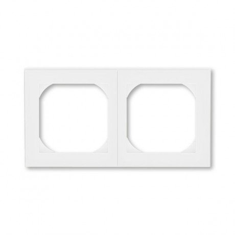 Рамка 2 поста ABB LEVIT, белый // белый, 3901H-A05520 03