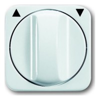 Накладка на жалюзийный выключатель ABB REFLEX, альпийский белый, 2542 DR-214