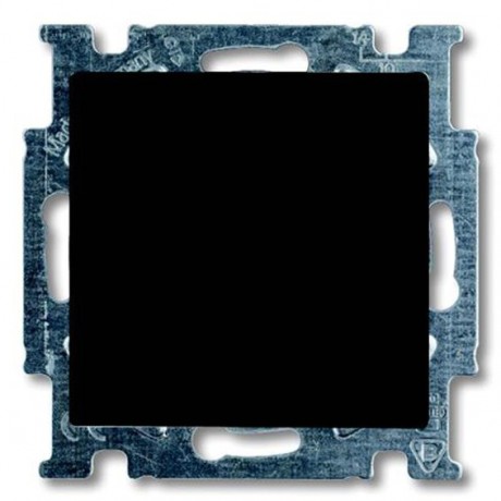 Выключатель 1-клавишный кнопочный ABB BASIC55, château-black, 2026 UC-95-507