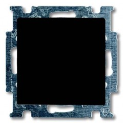 Выключатель 1-клавишный кнопочный ABB BASIC55, château-black, 2026 UC-95-507