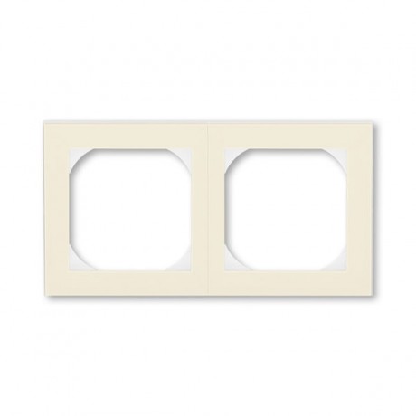 Рамка 2 поста ABB LEVIT, слоновая кость // белый, 3901H-A05520 17
