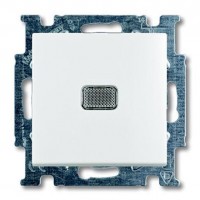 Выключатель 1-клавишный кнопочный ABB BASIC55, слоновая кость, 2026 UCN-92-507