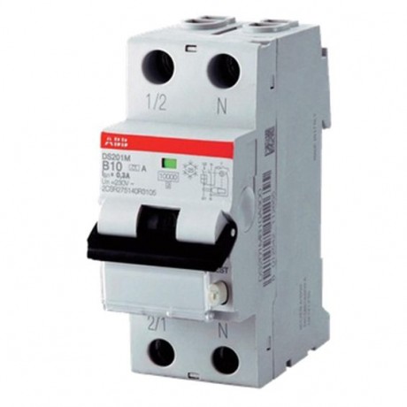 Дифавтомат ABB DS200 1P+N 20А ( C ) 6 кА, 30 мА ( AC ), DS201 C20 AC30
