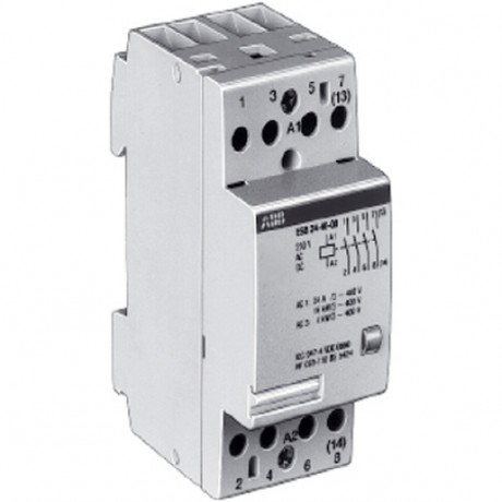 Модульный контактор ABB ESB24 4P 24А 400//24В AC//DC, GHE3291202R0001