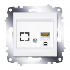 Розетка ABB COSMO, скрытый монтаж, белый, 619-010200-247