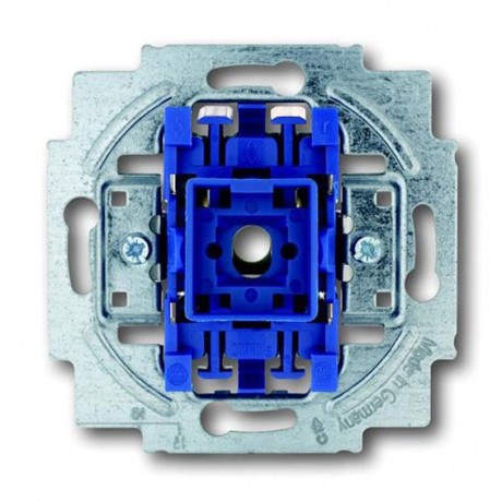 Механизм выключателя 1-клавишного кнопочного с перекидным контактом и нулевой клеммой ABB коллекции BJE, 2020 US-206-500