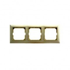Рамка 3 поста ABB BASIC55, слоновая кость, 2513-92-507