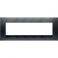 Рамка 7 модулей ABB ZENIT, горизонтальная, серебристый, N2777 PL