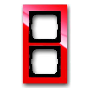 Рамка 2 поста ABB AXCENT, красный, 1722-287