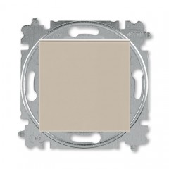 Выключатель 1-клавишный ABB LEVIT, кофе макиато // белый, 3559H-A01445 18W