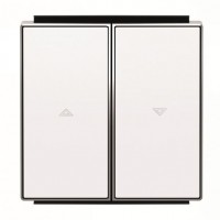 Клавиша для жалюзийного выключателя ABB SKY, альпийский белый, 8544 BL