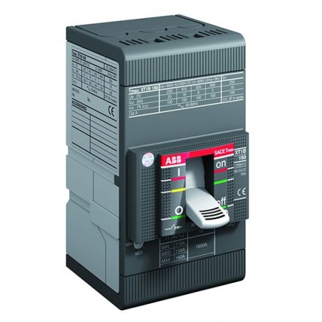 Силовой автомат ABB Tmax XT1 160А, TMD, 18кА, 3P, 63А, 1SDA0 66805 R1