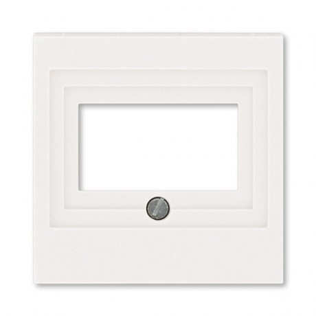 Накладка на мультимедийную розетку ABB LEVIT, скрытый монтаж, жемчуг, 5014H-A00040 68