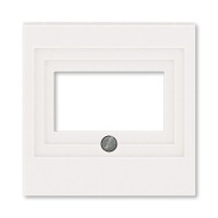 Накладка на мультимедийную розетку ABB LEVIT, скрытый монтаж, жемчуг, 5014H-A00040 68