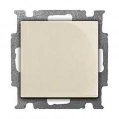 Выключатель 1-клавишный кнопочный ABB BASIC55, слоновая кость, 2026 UC-92-507