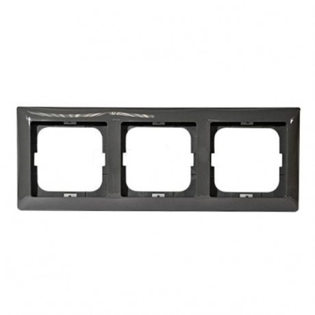 Рамка 3 поста ABB BASIC55, chateau-black, 2513-95-507