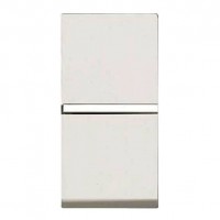 Выключатель Н.З. контакт, 1-клавишный кнопочный ABB ZENIT, альпийский белый, N2104.6 BL