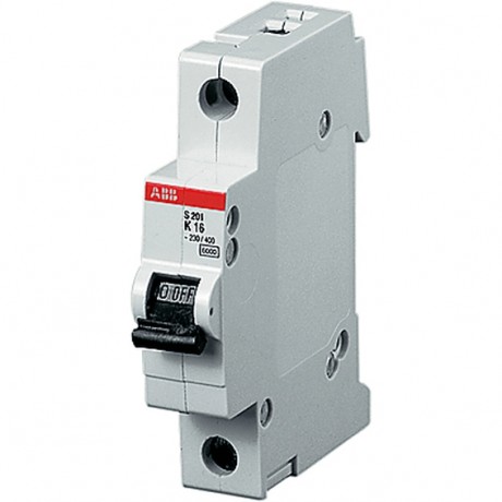 Автоматический выключатель ABB S200P 1P 2А (C) 25кА, S201P C2