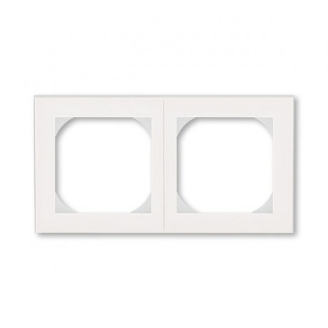 Рамка 2 поста ABB LEVIT, жемчуг // ледяной, 3901H-A05520 68