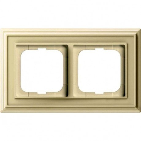 Рамка 2 поста ABB ДИНАСТИЯ, слоновая кость, 1722-832-500