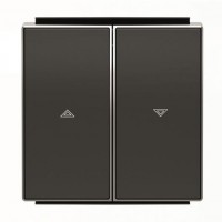 Клавиша для жалюзийного выключателя ABB SKY, черный бархат, 8544 NS