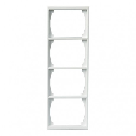 Рамка 4 поста ABB IMPRESSIVO, белый, 1724F100-84