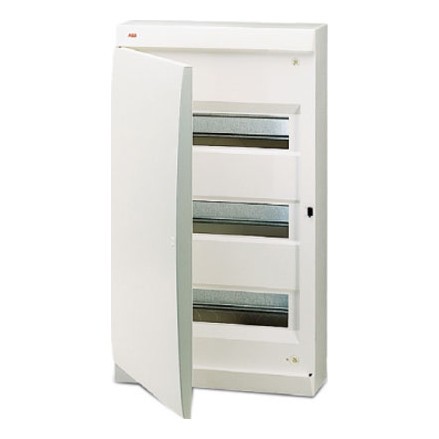 ABB UNIBOX бокс настенный 36М непрозр.дверь белый (без клемм), 12 246