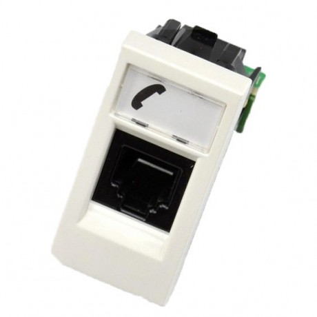 Розетка ABB ZENIT, скрытый монтаж, альпийский белый, N2117.6 BL