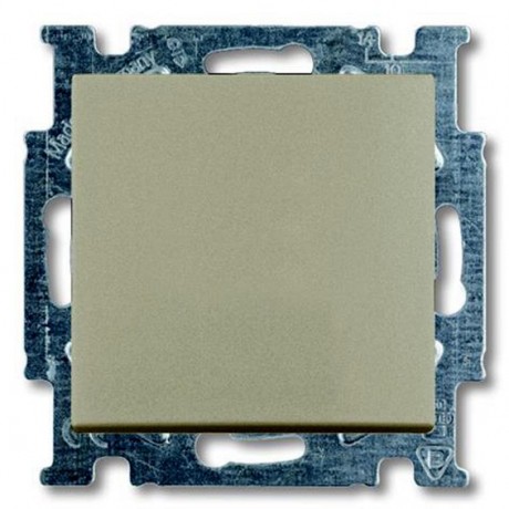 Переключатель 1-клавишный ABB BASIC55, шампань, 2006//6 UC-93-5