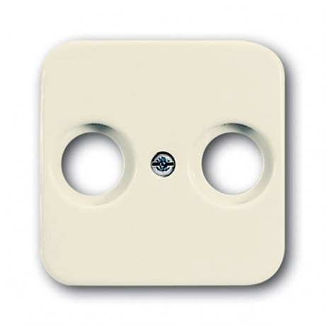 Накладка на розетку телевизионную ABB BUSCH-DURO, скрытый монтаж, слоновая кость, 2531-212-507